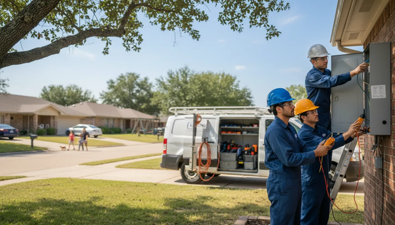 Certified electrician providing emergency electrical services in Jasper, TX